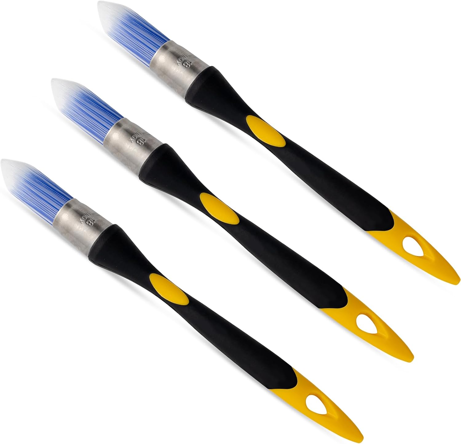 Chalk Paint Brush, Wax Paint Brush Set of 5, Natural Bristle