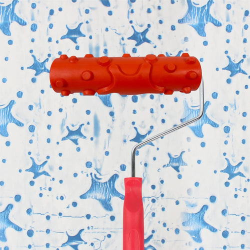 7'' Textured Paint Roller Patterned Paint Rollers for Walls, Floor