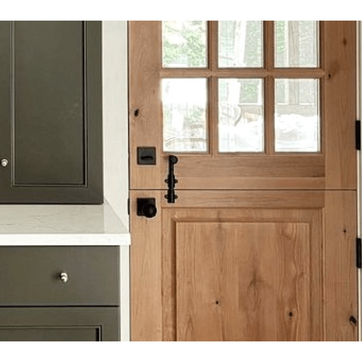 Dutch Door Bolt Hardware Kit